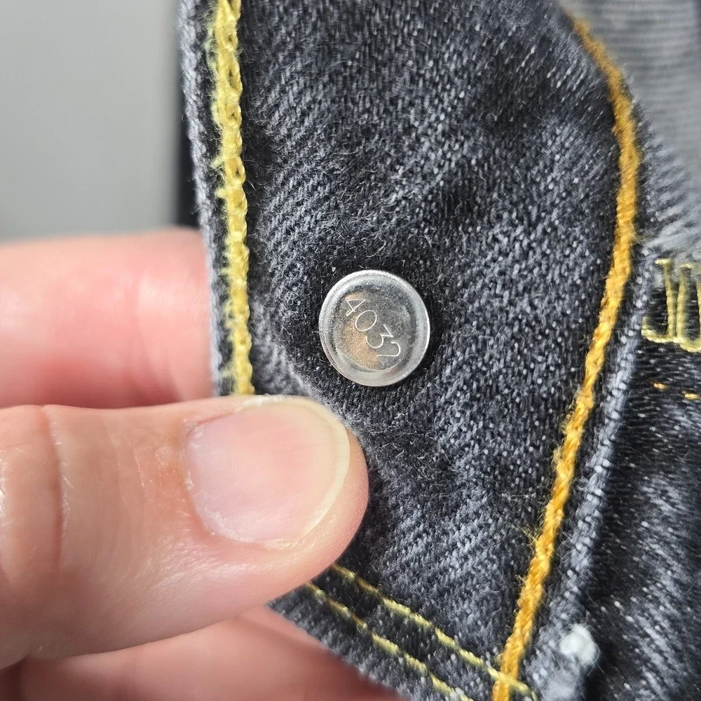 Levi's‎ 501 Button Fly Jeans Mens W40 L34 Dark Wash Straight Leg Made in Mexico